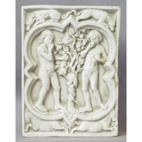 Adam and Eve Garden Plaque