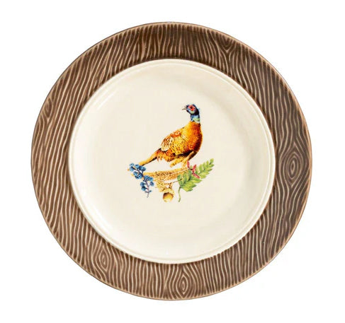 Forest Walk Animal Cocktail Plates, Set/4