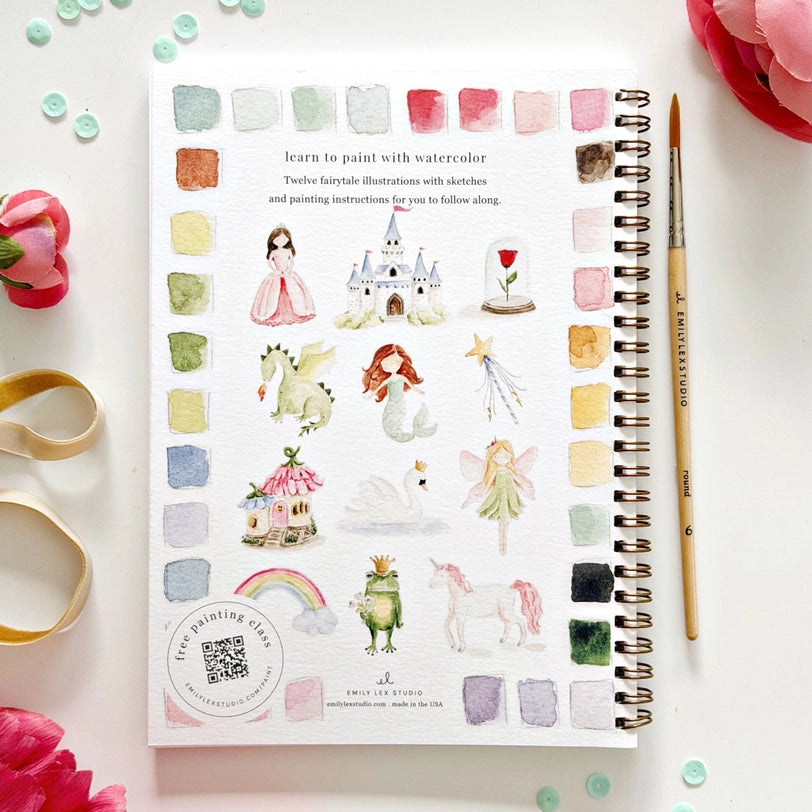Kids Watercolor Workbook