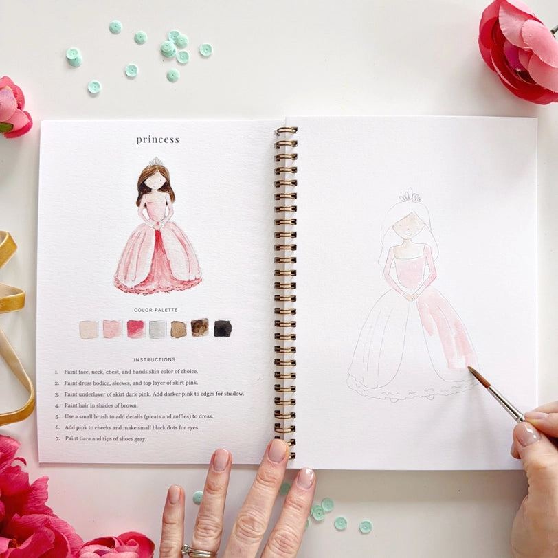 Kids Watercolor Workbook