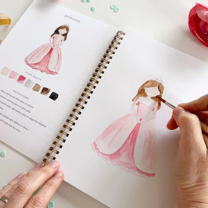 Kids Watercolor Workbook