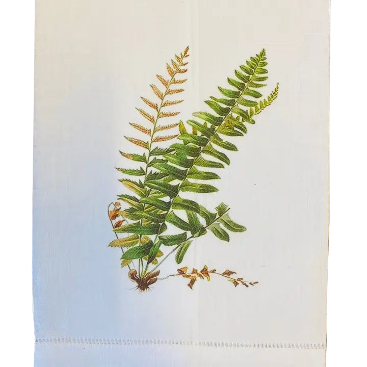 Linen Hemstitched Guest Towel