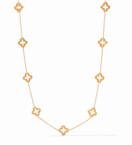 Florentine Demi Delicate Station Necklace