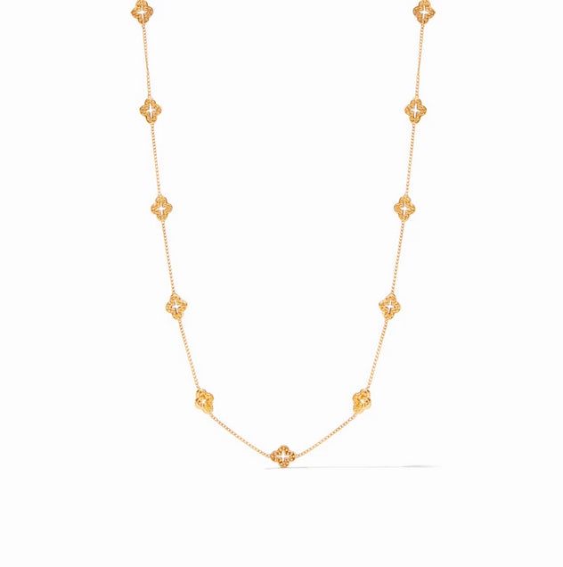 Florentine Demi Delicate Station Necklace