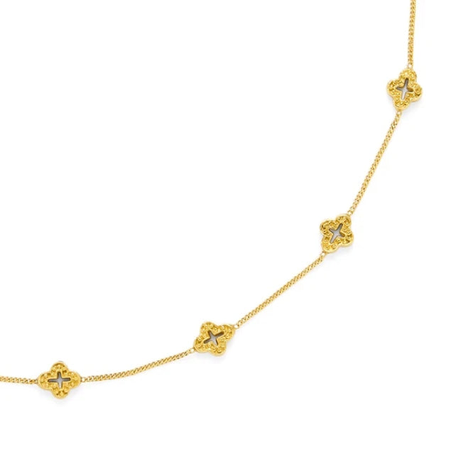 Florentine Demi Delicate Station Necklace
