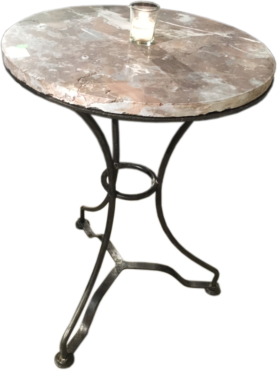 Bistro Table with Marble Top - Round