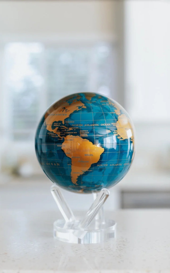 Blue and Gold Globe