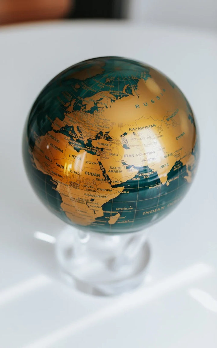 Green and Gold Globe