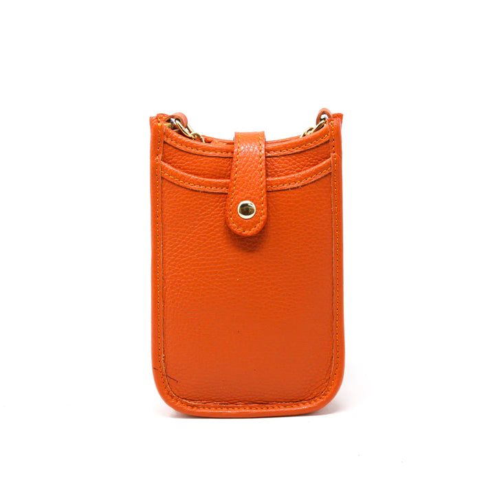 Leather Cellphone Cross Body Bag