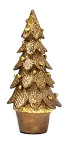 Tannenbaum Cone Tree in Antique Gold
