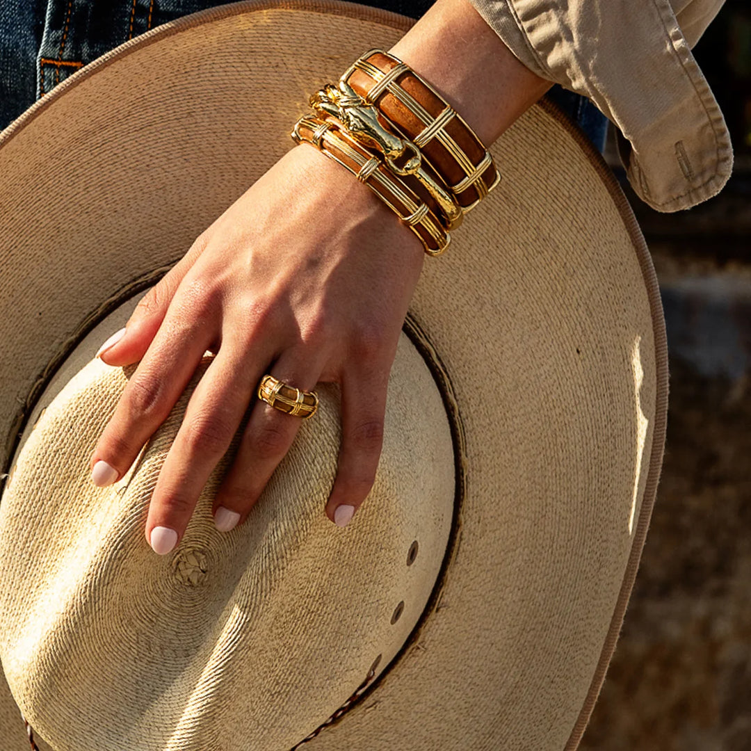 Gaia Petite Hinged Bangle