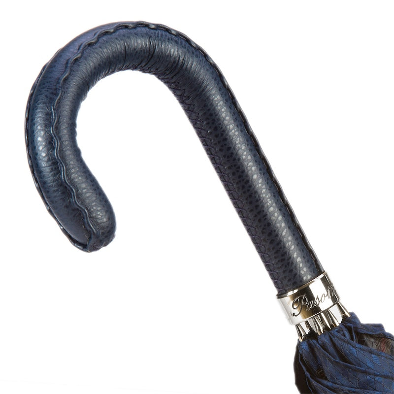 Umbrella - with Navy Leather Handle