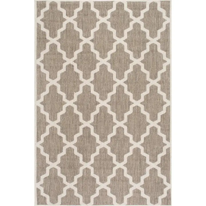 Gina Outdoor Moroccan Trellis Area Rug