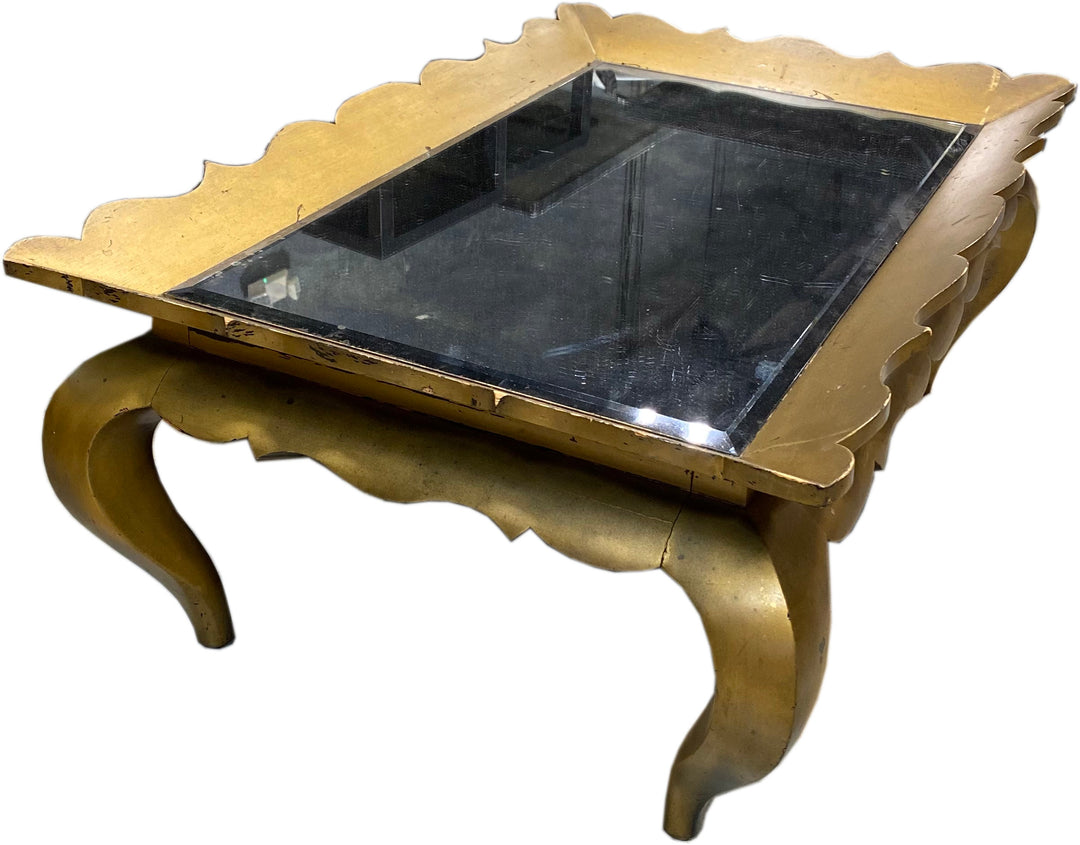 Gold Scallop Coffee Table