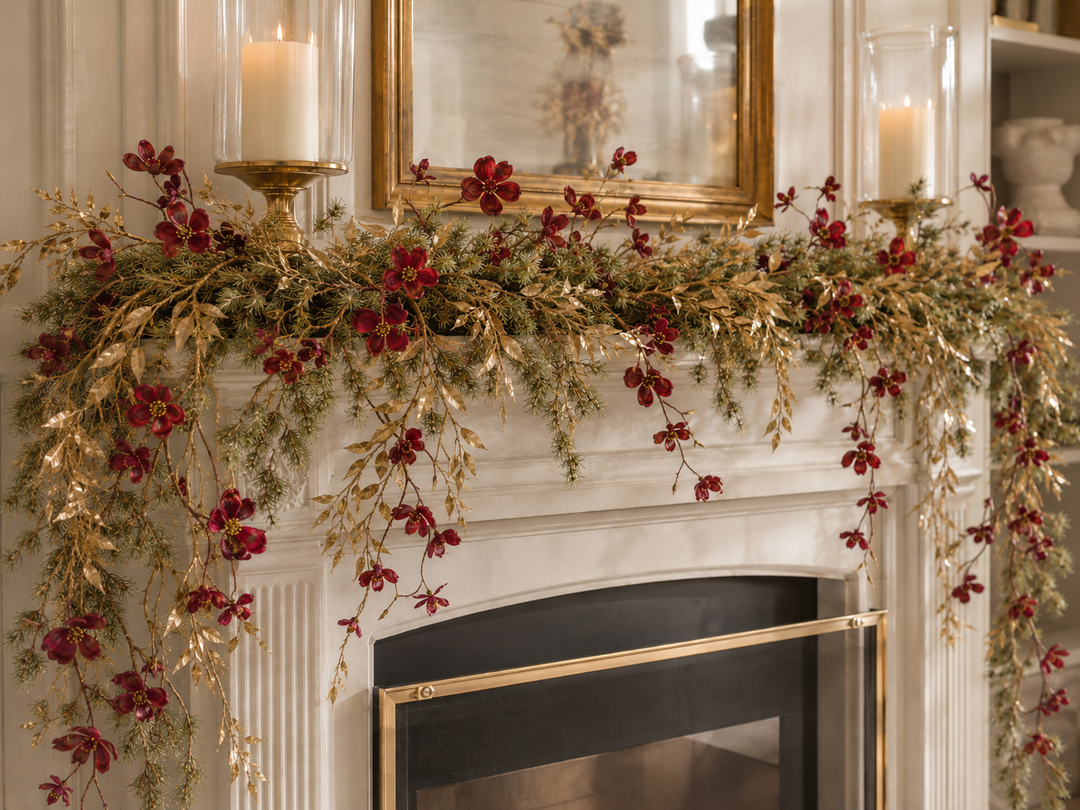 Gold Pine Garland