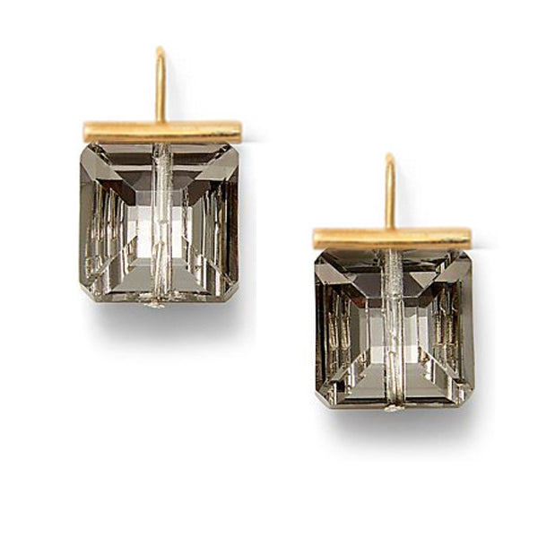 Swarovski Crystal Earring - Gold