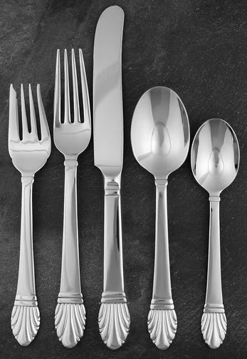 40 Piece Set of Gorham Adria Glossy Flatware