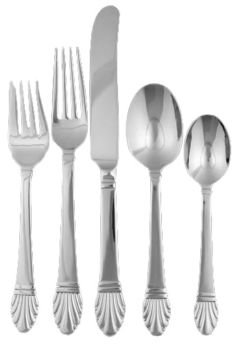 40 Piece Set of Gorham Adria Glossy Flatware