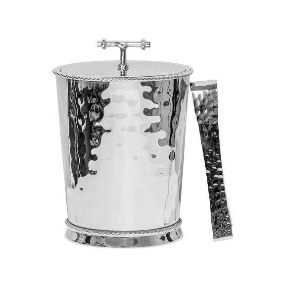 Graham Lidded Ice Bucket with Ice Tongs