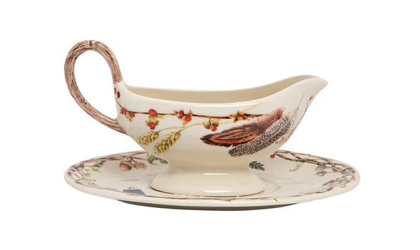 Forest Walk Sauce Boat and Stand