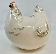 Caillard French Hen - Whited Spotted Grey