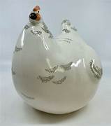 Caillard French Hen - Whited Spotted Grey
