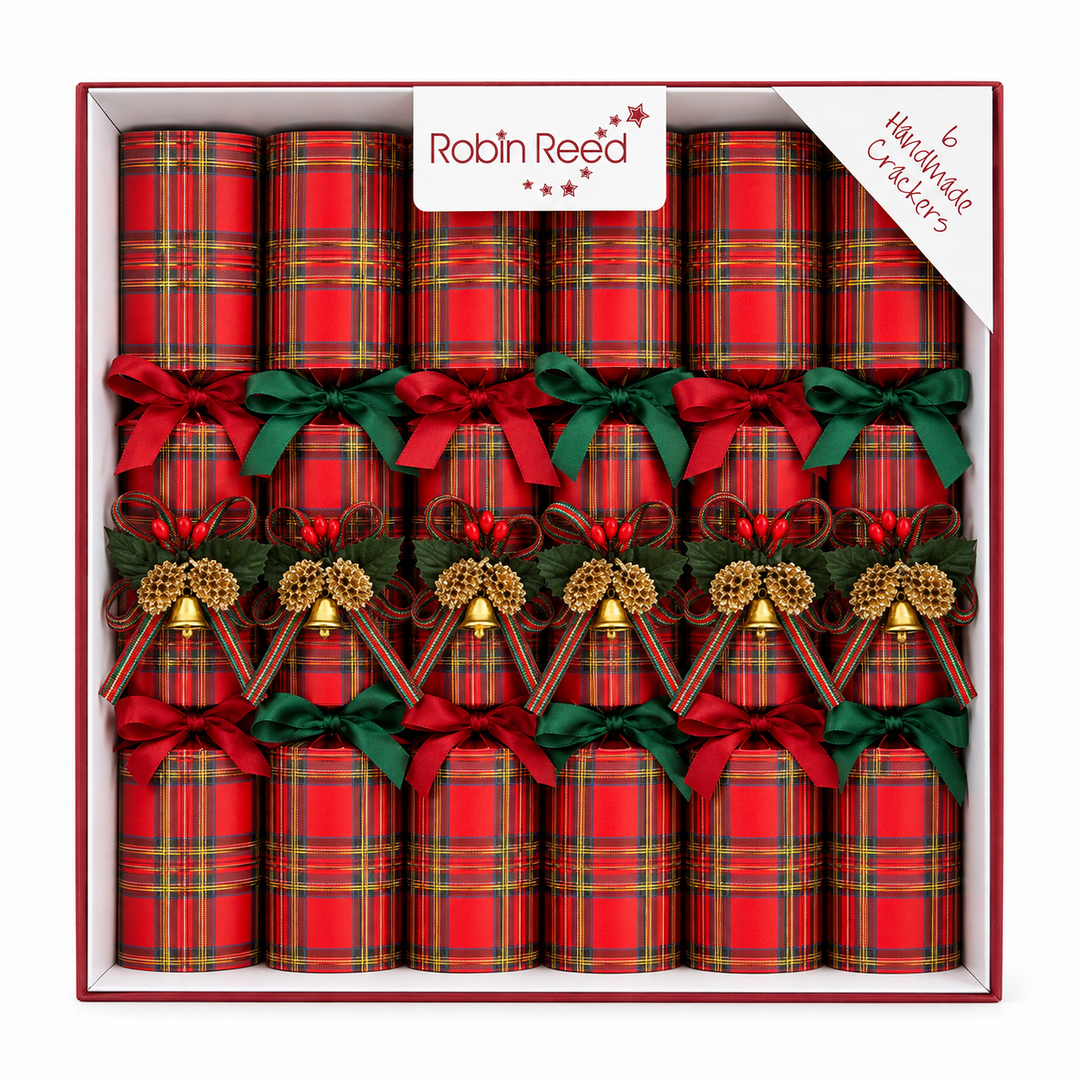 Robin Reed 6 x 12" Christmas Party Crackers – Assorted Styles