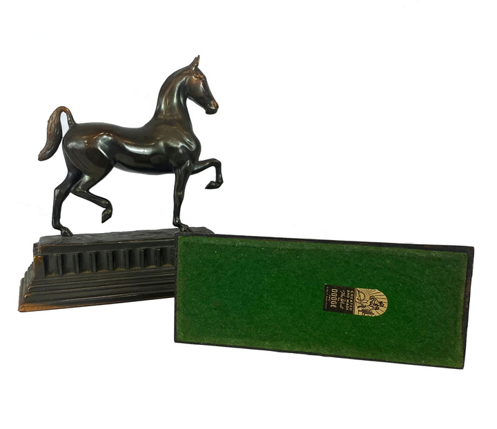 Original Pair of Bronze Horse Bookends