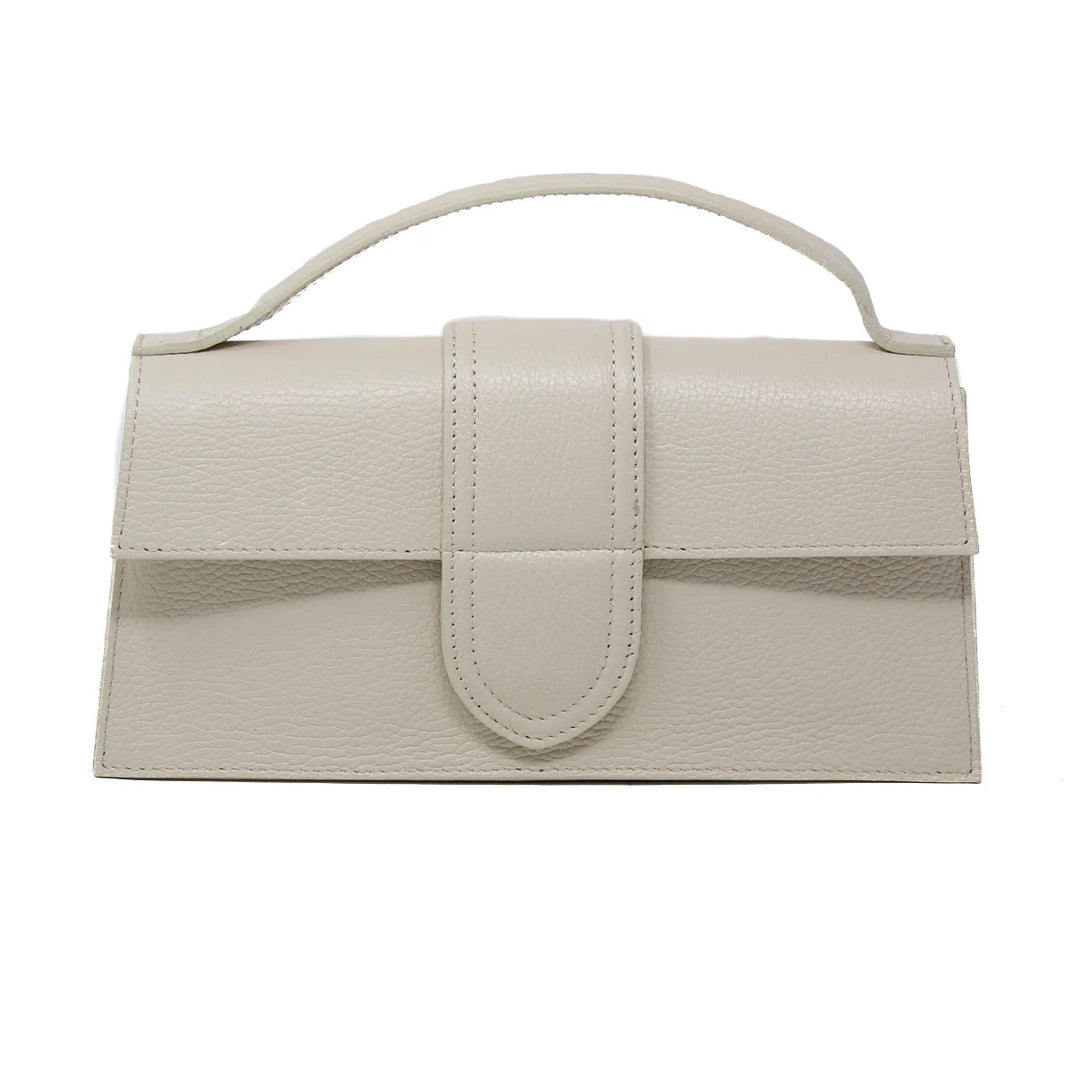 Italian Leather Top-Handle Bag