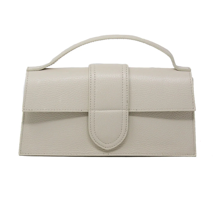 Italian Leather Top-Handle Bag