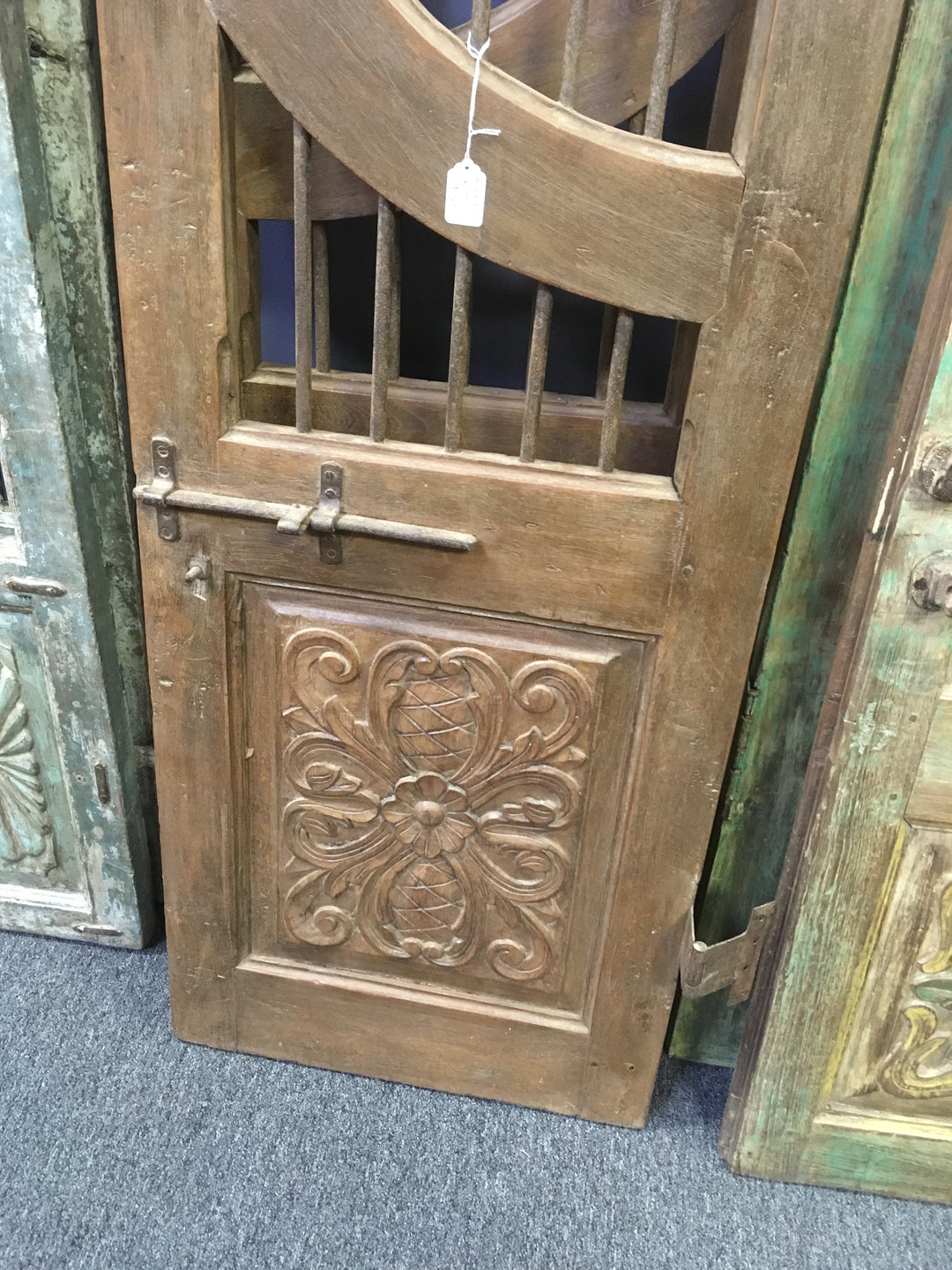 Garden Gate Door, Teak and Metal