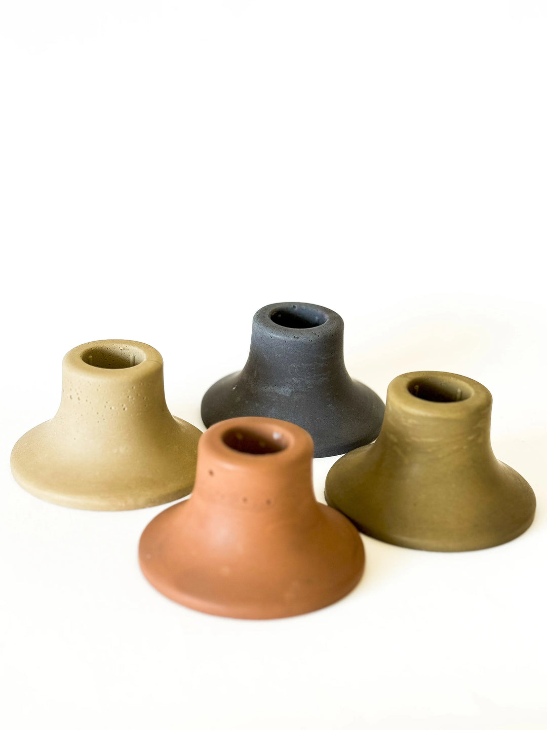 Mina Short Taper Candle Holder