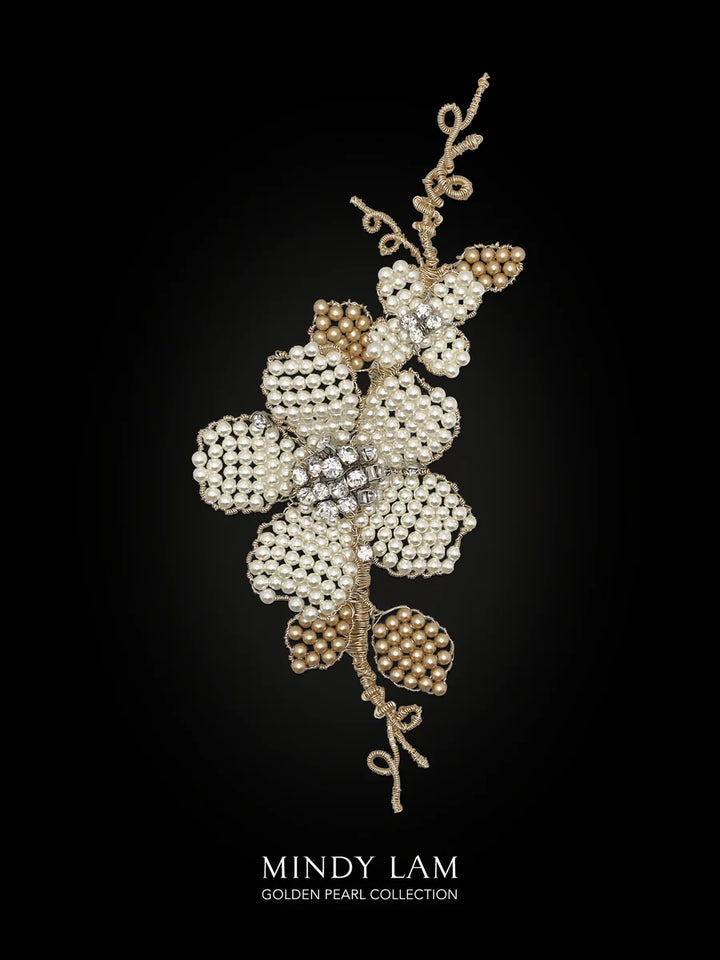 Couture Pearl Lapel Blossom