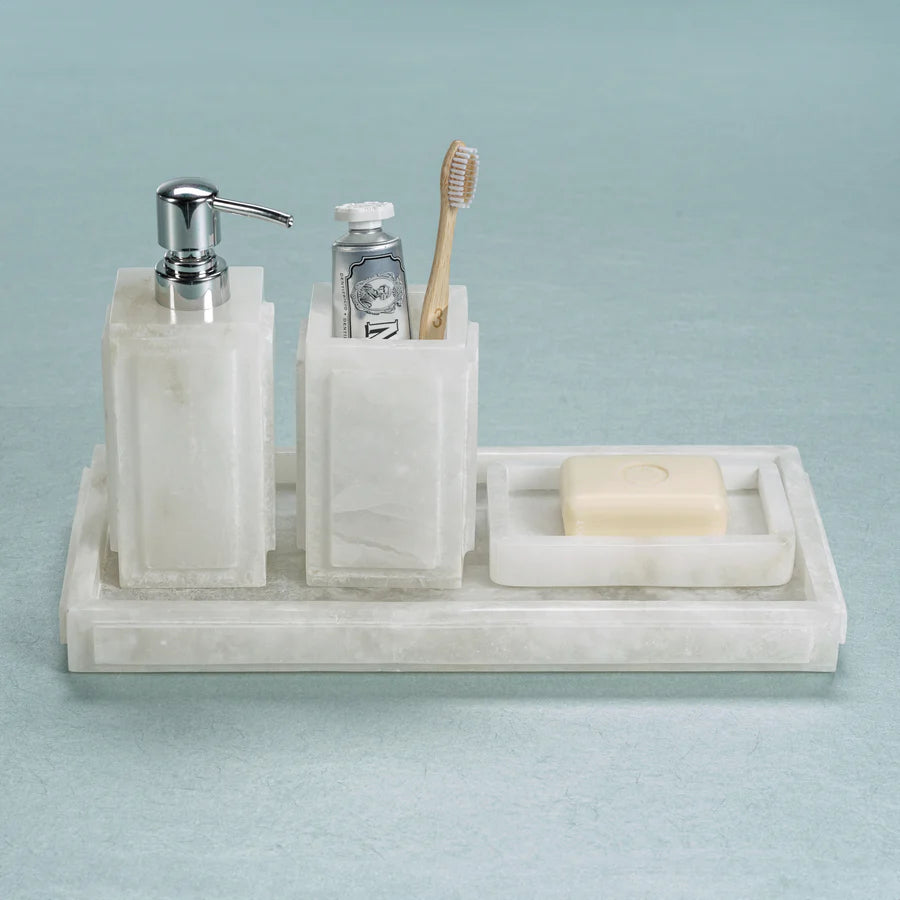 Côte d'Azur Alabaster Lotion/Liquid Dispenser