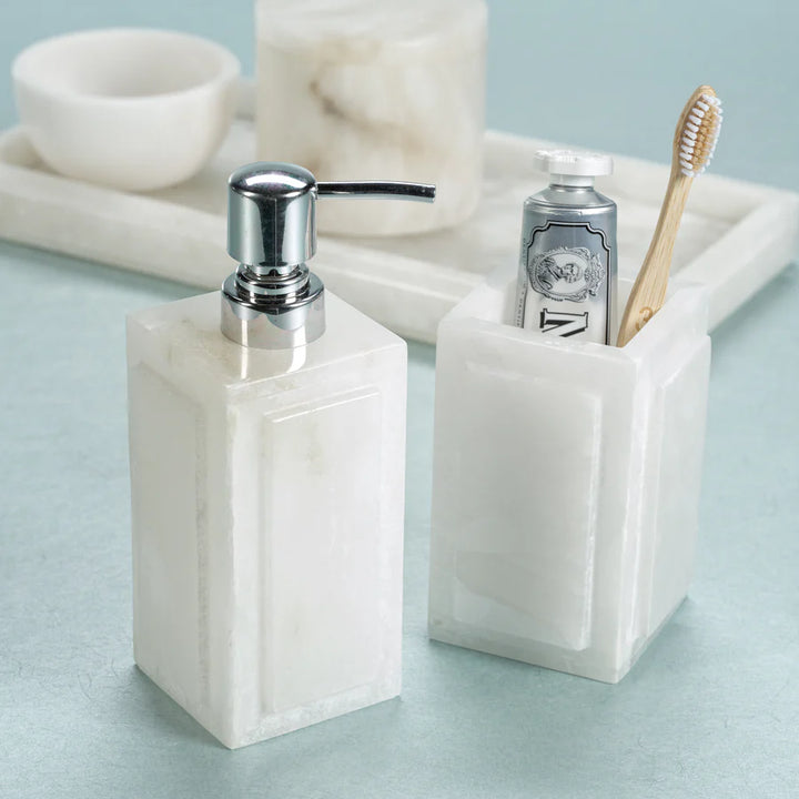 Côte d'Azur Alabaster Lotion/Liquid Dispenser