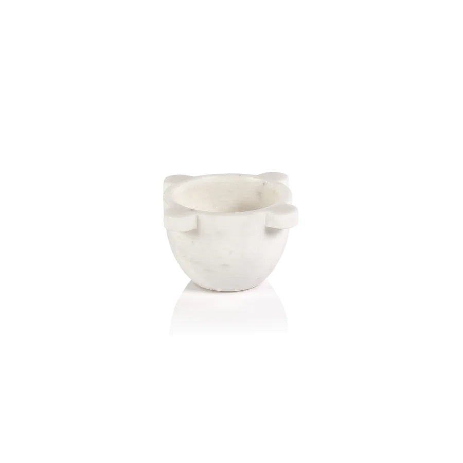 Roma Marble Mortar Condiment Bowl
