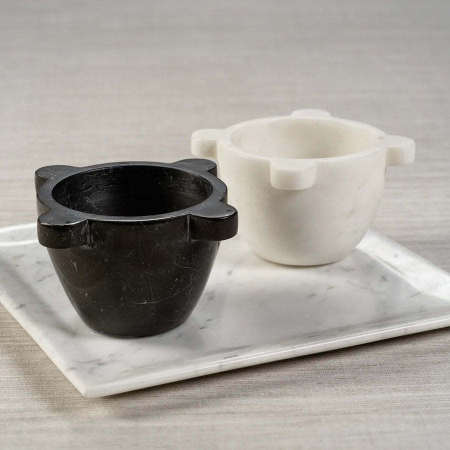 Roma Marble Mortar Condiment Bowl