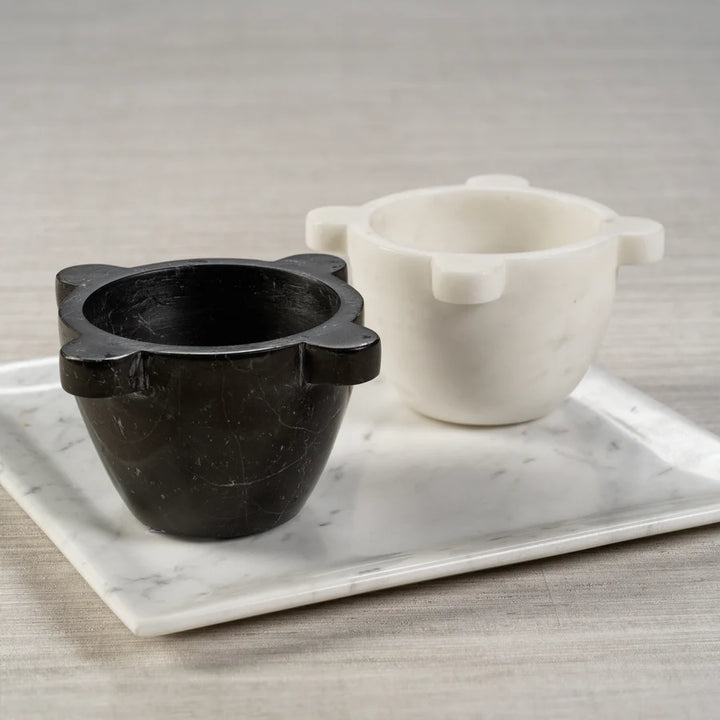 Roma Marble Mortar Condiment Bowl