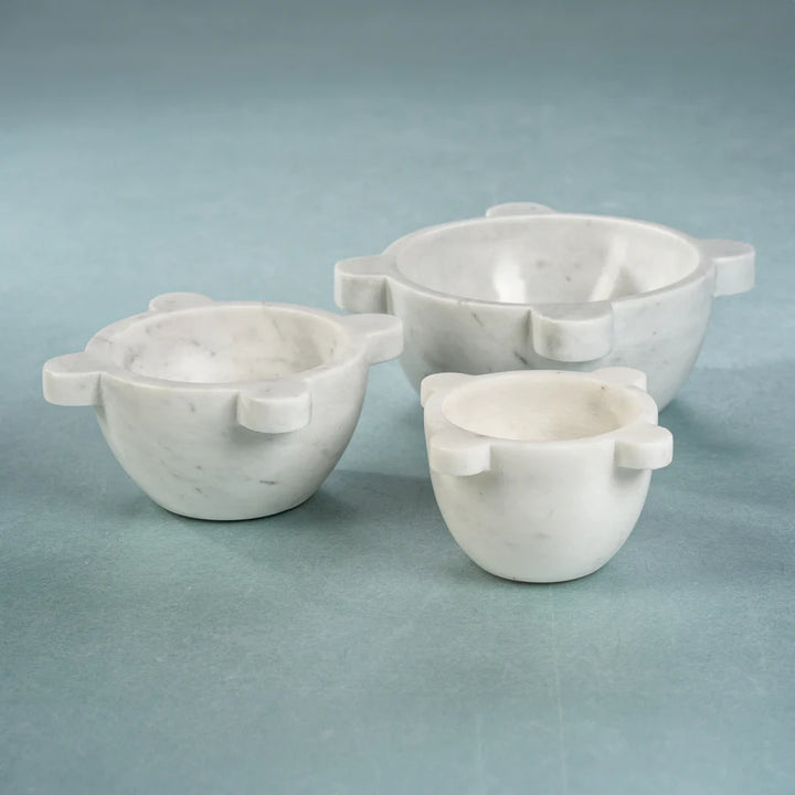 Roma Marble Mortar Condiment Bowl