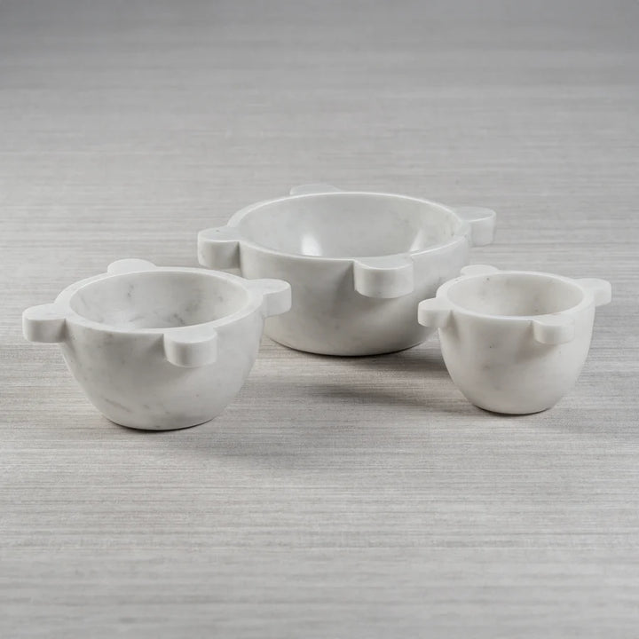 Roma Marble Mortar Condiment Bowl