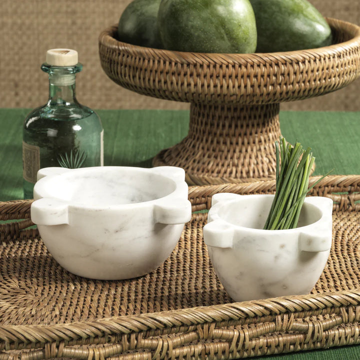 Roma Marble Mortar Condiment Bowl