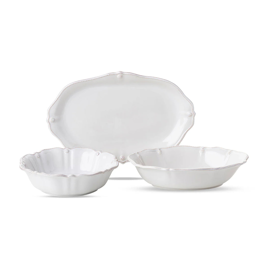 Serving Bundle Set/3pc - Whitewash