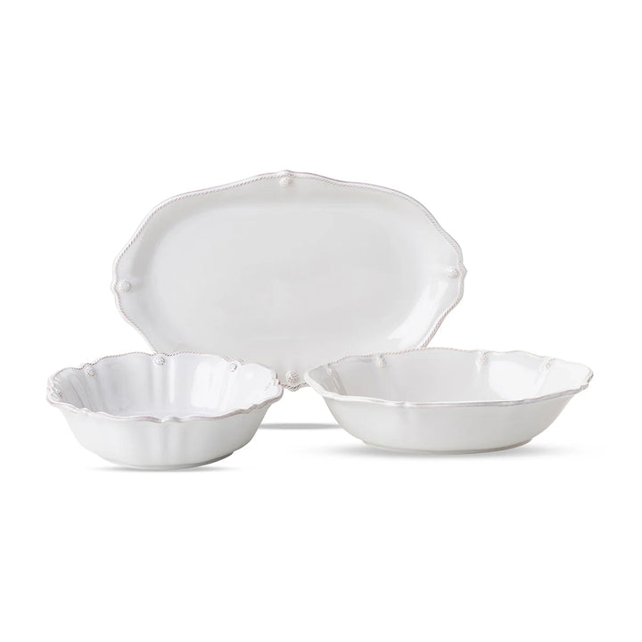 Serving Bundle Set/3pc - Whitewash