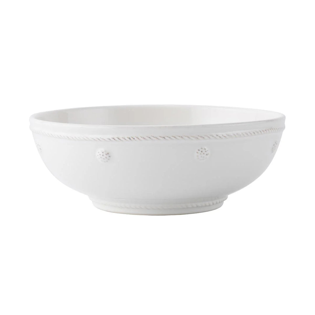 4pc Place Setting with 2 Bowls - Whitewash