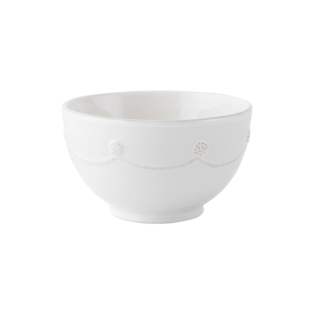 4pc Place Setting with 2 Bowls - Whitewash