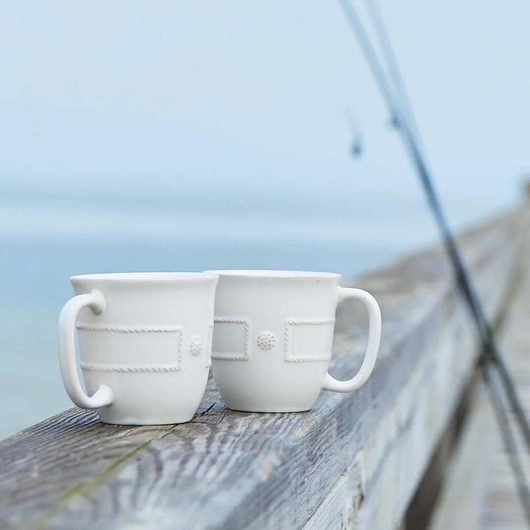 French Panel Mug - Whitewash