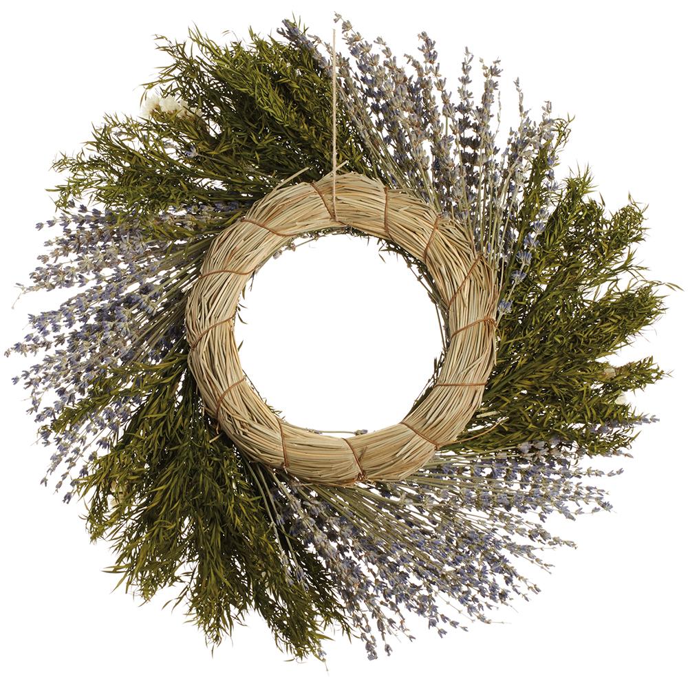 Lavender and Statice Wreath