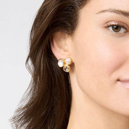 Kaleidoscope Statement Stud