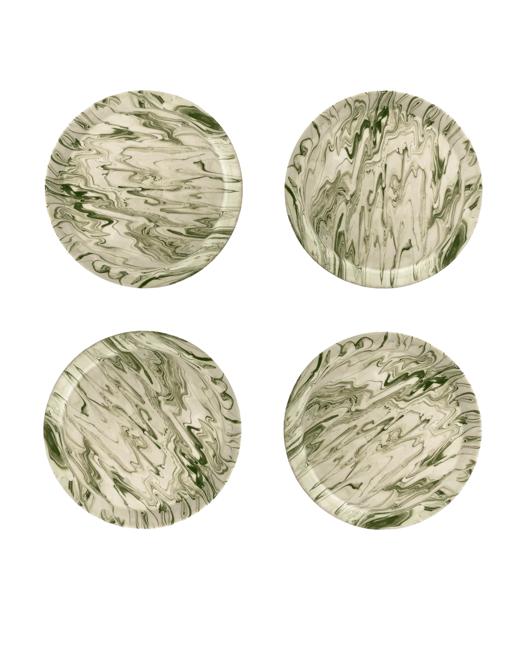 Marbled Dinner Plate - Set/4