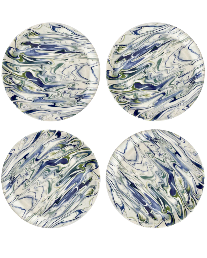Marbled Dinner Plate - Set/4